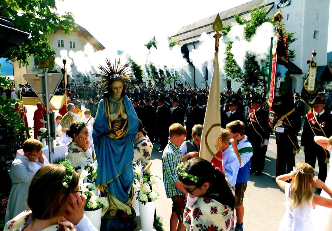 Tauglerei Appartement Enzian In Den Zauberbergen Sankt Koloman Exteriör bild